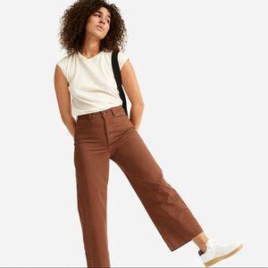 Everlane Wide-Leg Crop Chino Pants